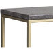 Arden 47.25 X 15.75 inch Grey / Gold Console Table